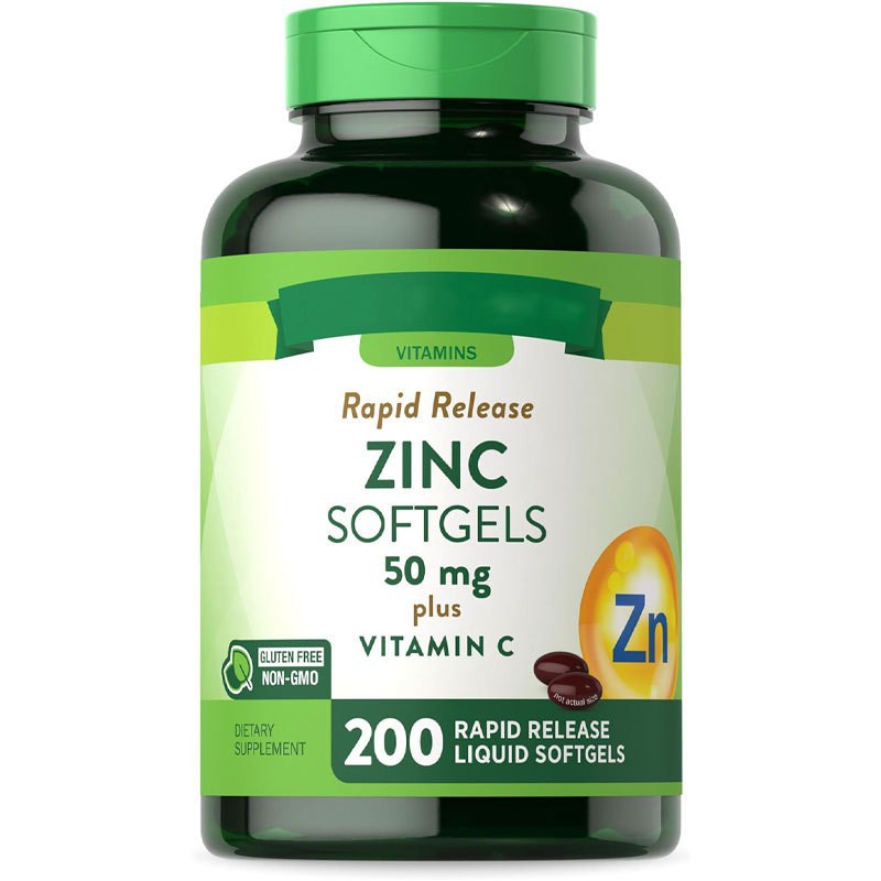 跨境热销 锌软胶囊zinc soft capsules 200粒源头厂家可o em