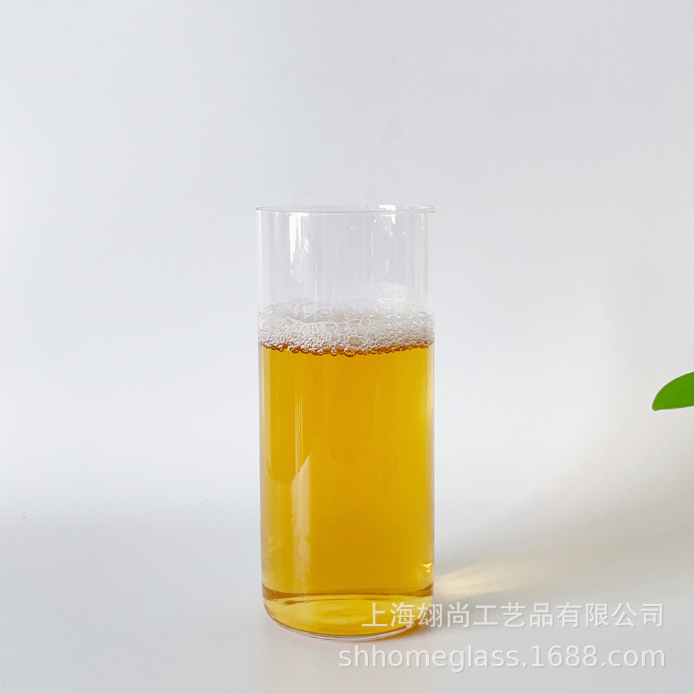 柯林直身啤酒杯 水晶杯 薄款水杯 玻璃酒杯 可印刷创意logo餐厅用
