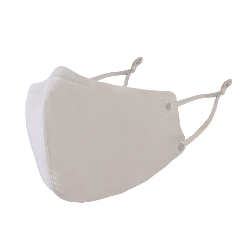 明星冷感冰丝棉口罩黑色口罩防晒可调节成人防尘冰丝口罩布口罩