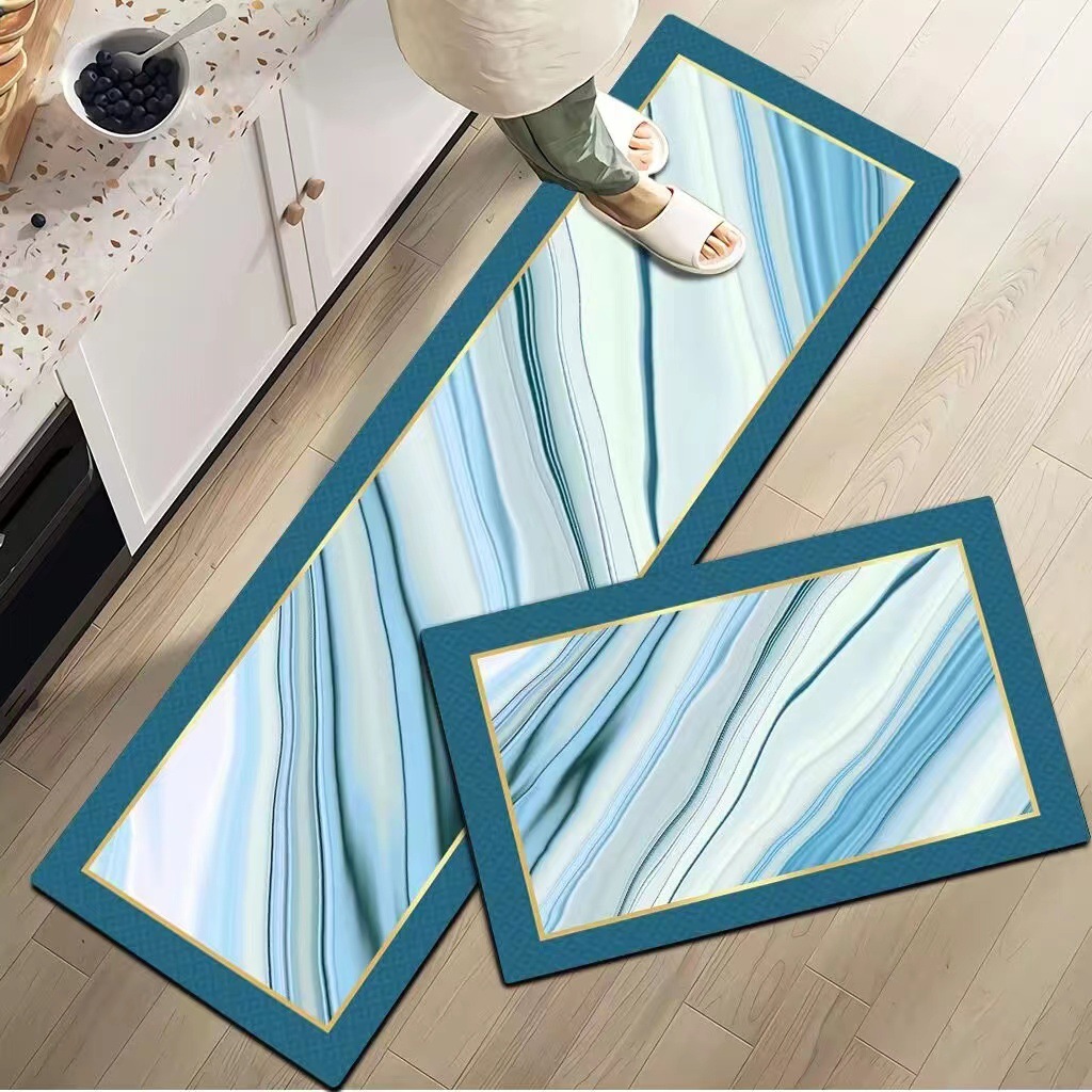 Cross-Border Kitchen Floor Mat Diatom Ooze Soft Mat Hydrophilic Pad Carpet Modern Minimalist Absorbent Non-Slip Quick-Drying Bathroom Door Mat