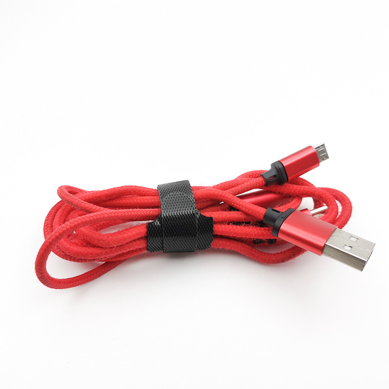Back-to-Back Velcro Ribbon Black Self-Adhesive Data Cable Fixed Storage Line Belt Nylon Velcro Strap