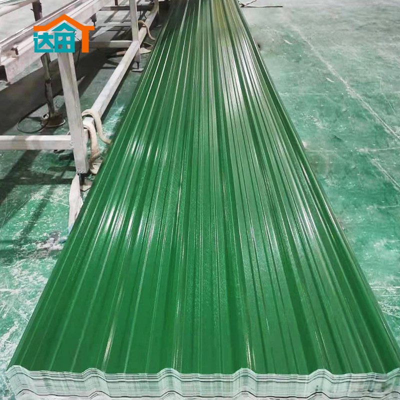 厂家定制塑料瓦片屋顶建筑用 防腐树脂瓦胶瓦pvc塑胶瓦隔热屋面