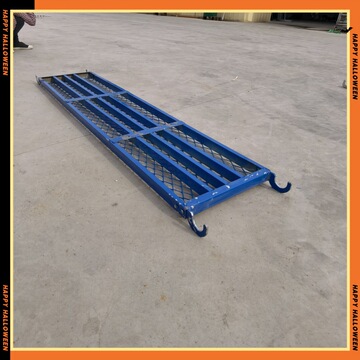 出口北美喷漆冲孔铆钉踏板脚手架配件脚手架加厚踏板平台踏板