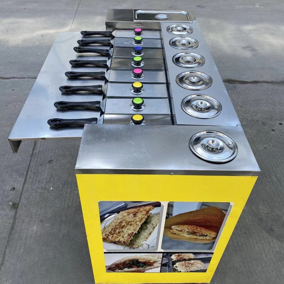 现烤锅巴机的套餐网红湘西土匪锅巴饭网红食流动摆摊创业设备