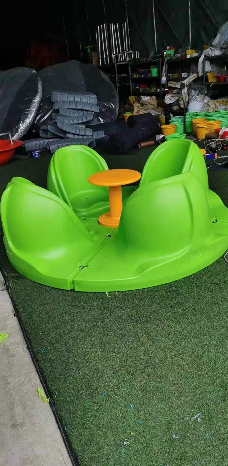 非标定制室内外儿童乐园小型转椅公园游乐场设备厂家无动力游乐