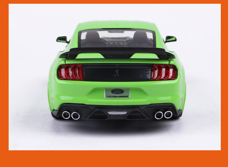 美驰图1:24福特野马谢尔比眼镜蛇gt500汽车模型仿真车模玩具跑车