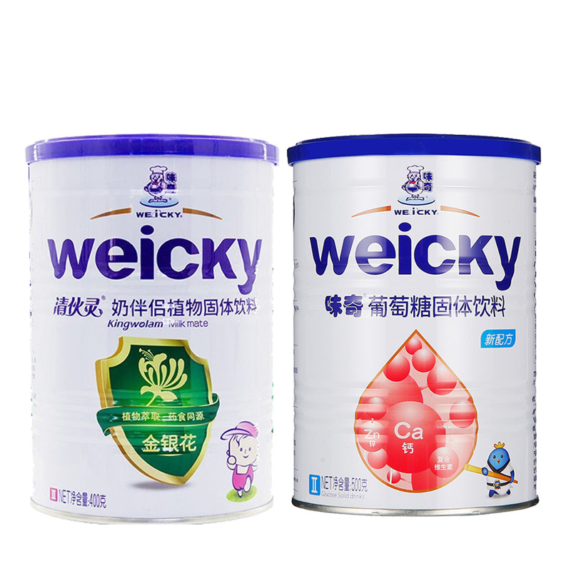 味奇葡萄糖钙铁锌清伙灵奶伴侣罐装清清宝菊花颗粒清火宝