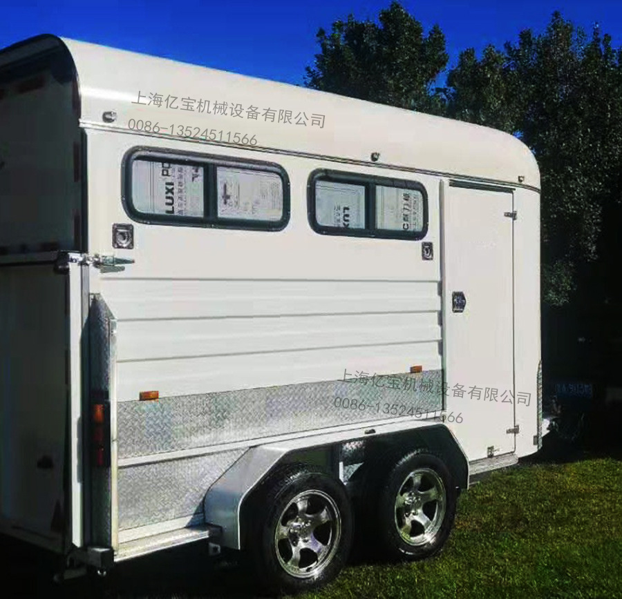 上海亿宝厂家牵引式野外宿营车拖挂式房车运马车可按要求做露营车