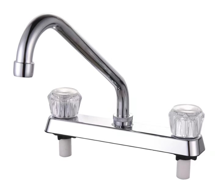 Faucet Triple Double Handle Manufacturers Supply South American Hot and Cold Suitable for Kitchen Basin Faucet