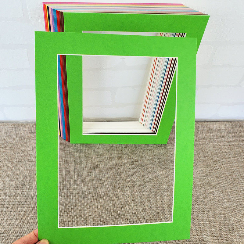 画框装裱30张创意纸框单框裱儿童画4k8a3a4卡纸简易相框送胶送膜