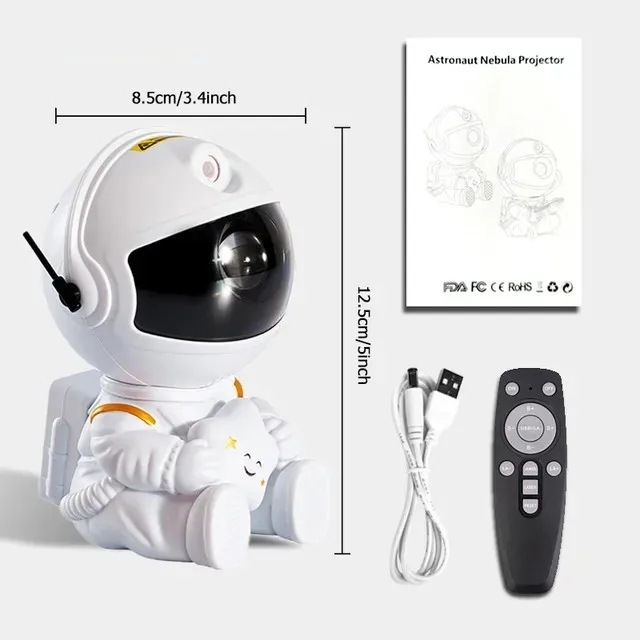 2022 New Astronaut Sky Light Projection Lamp Starry Atmosphere Night Light Spaceman Laser Nebula Light