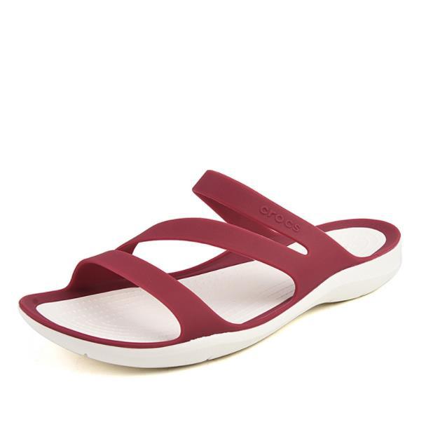 女士激浪cross女鞋激浪夏季涉水平底凉鞋防滑洞洞鞋沙滩203998