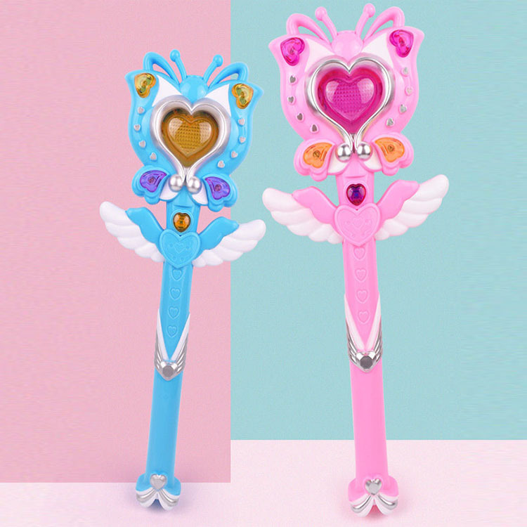 巴拉拉魔法棒公主地摊小魔仙棒闪光棒灯光音乐儿童女孩玩具礼物