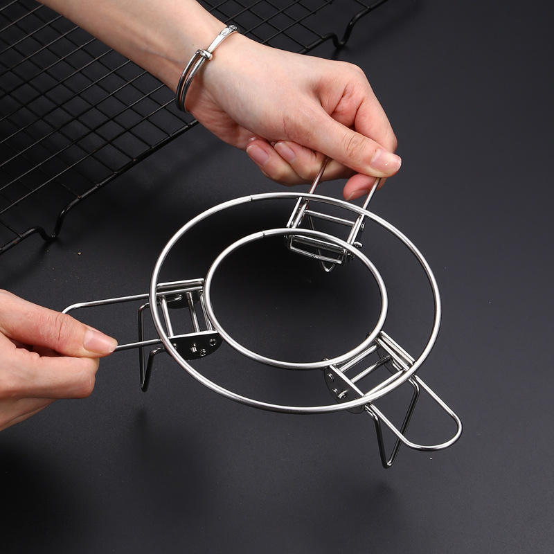 304不锈钢蒸架厨房家用高脚蒸片蒸馒头包子架隔水架子蒸格蒸笼