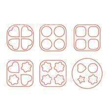 常和宁波厂家硅胶心形爱心煎蛋器硅胶煎蛋器模具现货