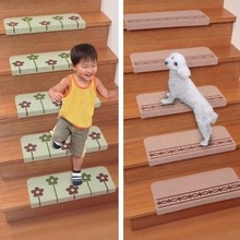 复式楼梯垫保护楼梯垫滑地毯地垫实木踏步地板台阶贴光脚