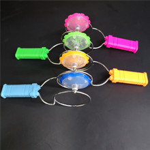 七彩魔力轨道陀螺悠悠球发光旋转磁力儿童发光玩具批发独立包装