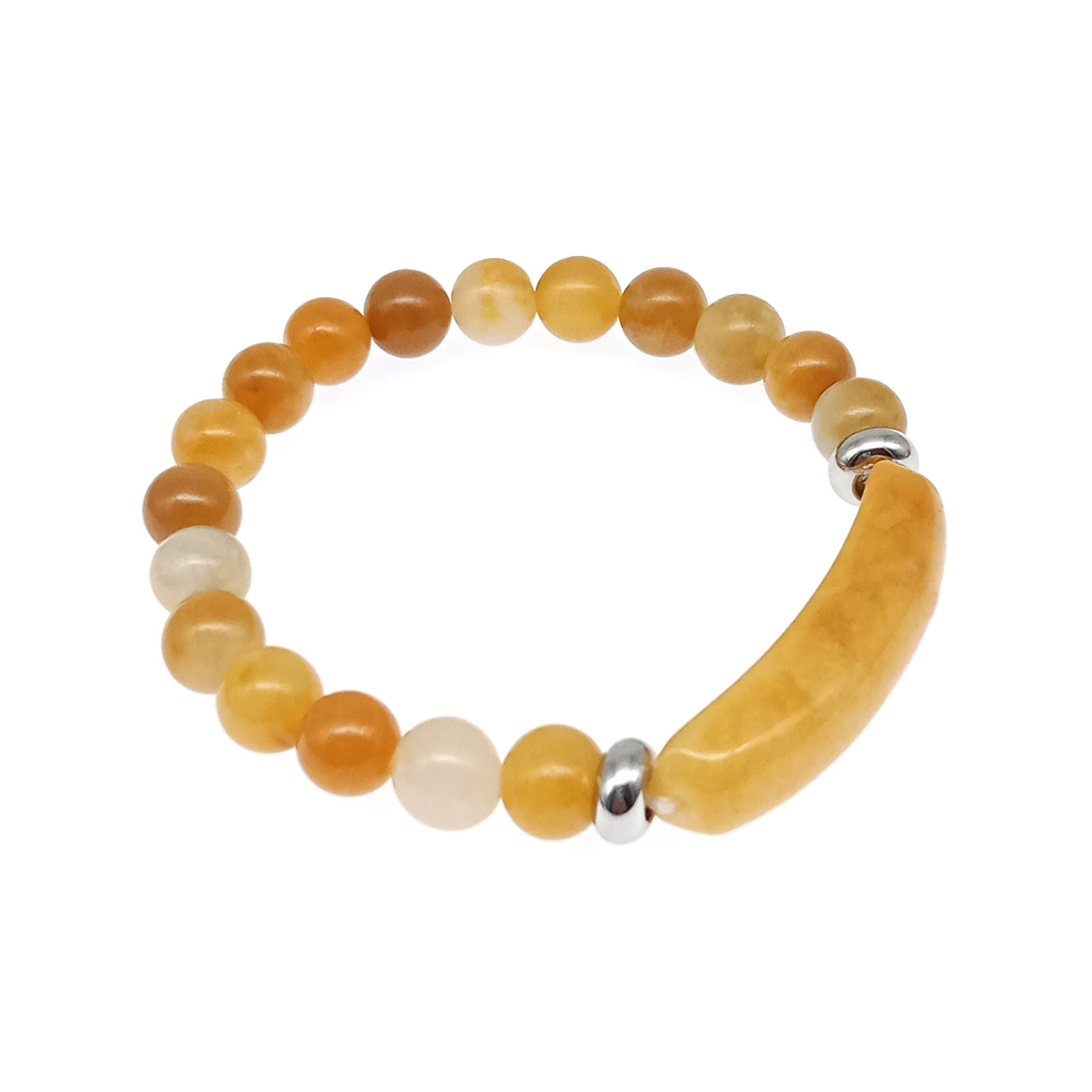 Amazon Hot Sale Filament Woven 8mm Natural Agate Stone Ladies Bracelet Tigereye Beaded Bracelet in Stock