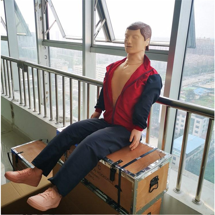 心肺复苏模拟人半全身急救训练呼吸练习按压橡皮假人体模型