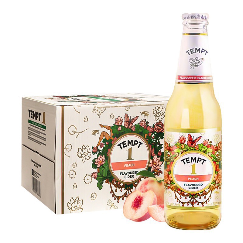 诱惑/tempt啤酒丹麦进口啤酒精酿啤酒 诱惑系列西打酒果味女士酒