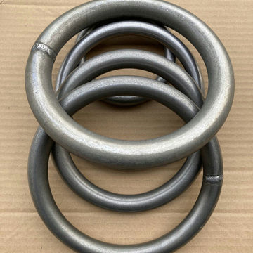 铁圈闭口圆环镀锌管空芯圈圆钢铁环铁艺造型金属o型圈实心小圆圈z