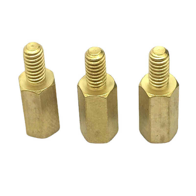 供应单通六角支柱 主板铜柱 单通接线螺柱m3机箱m4m6开关隔离铜柱
