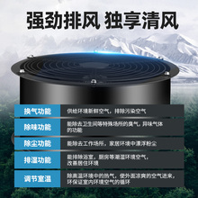 低噪音外转子轴流风机厨房专用220v380v工业管道式静音高速瑞知庆