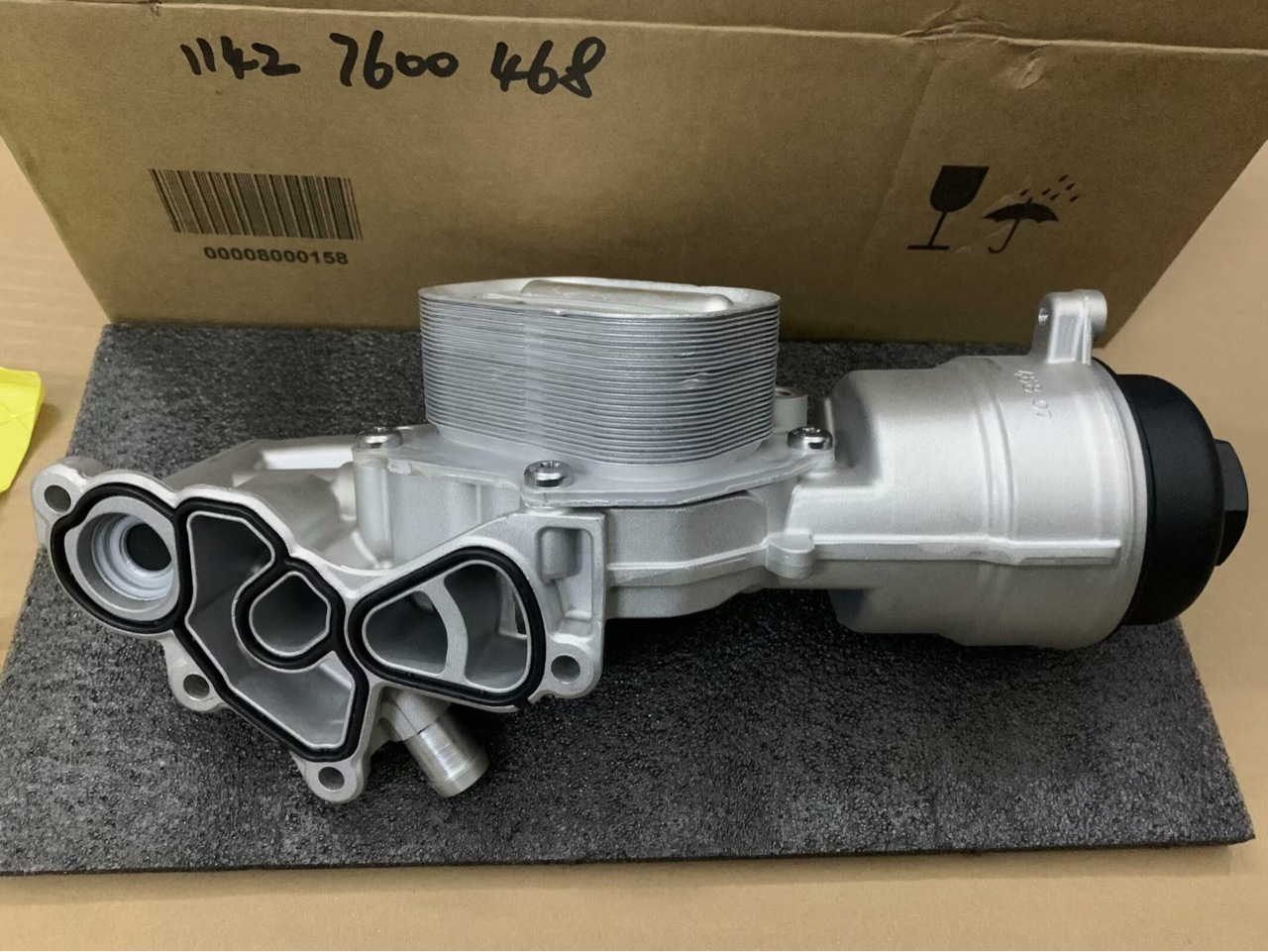 11417600468全新机油滤清器底座总成适用于宝马1系f20 f21 3系f30