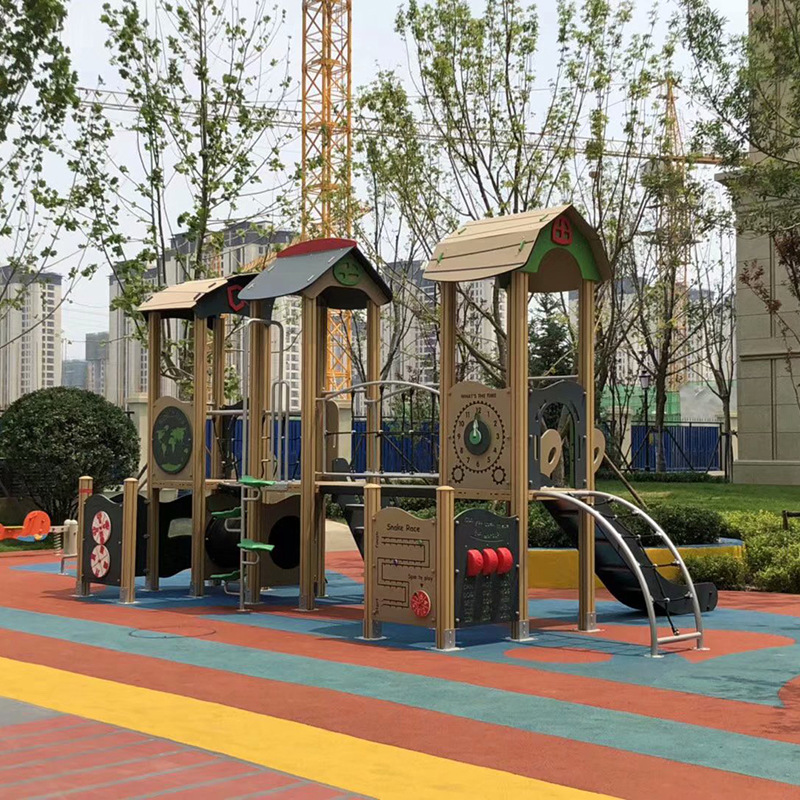 定制户外大型儿童室内外pe板组合滑滑梯小型游艺设施小滑梯组合