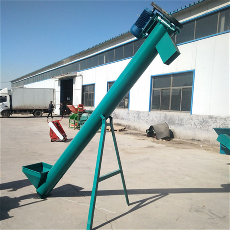 订做绞龙上料提升机 小型粮食提升机 长春收玉米用垂直提升机