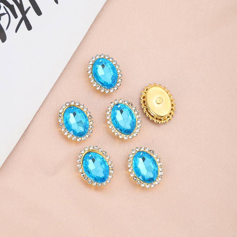 SUNFLOWER Acrylic Bag Buckle Metal Glass Accessories DIY Clothing Bag Headdress Bow Jewelry Accessories