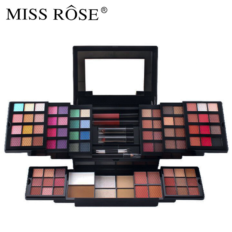 Missrose Makeup Set Exclusive for Cross-Border Multicolor Eye Shadow Plate Discoloration Resistant Complete Set for Beginners Beauty Gift Box