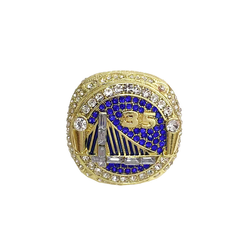 2018 nba 总冠军戒指 金州勇士 35号杜兰特 现货 欧美流行饰品