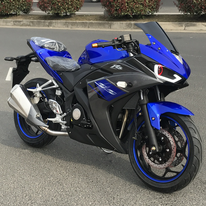 二手国四r35摩托车跑车小忍者400cc双缸水冷地平线重机车公路趴赛