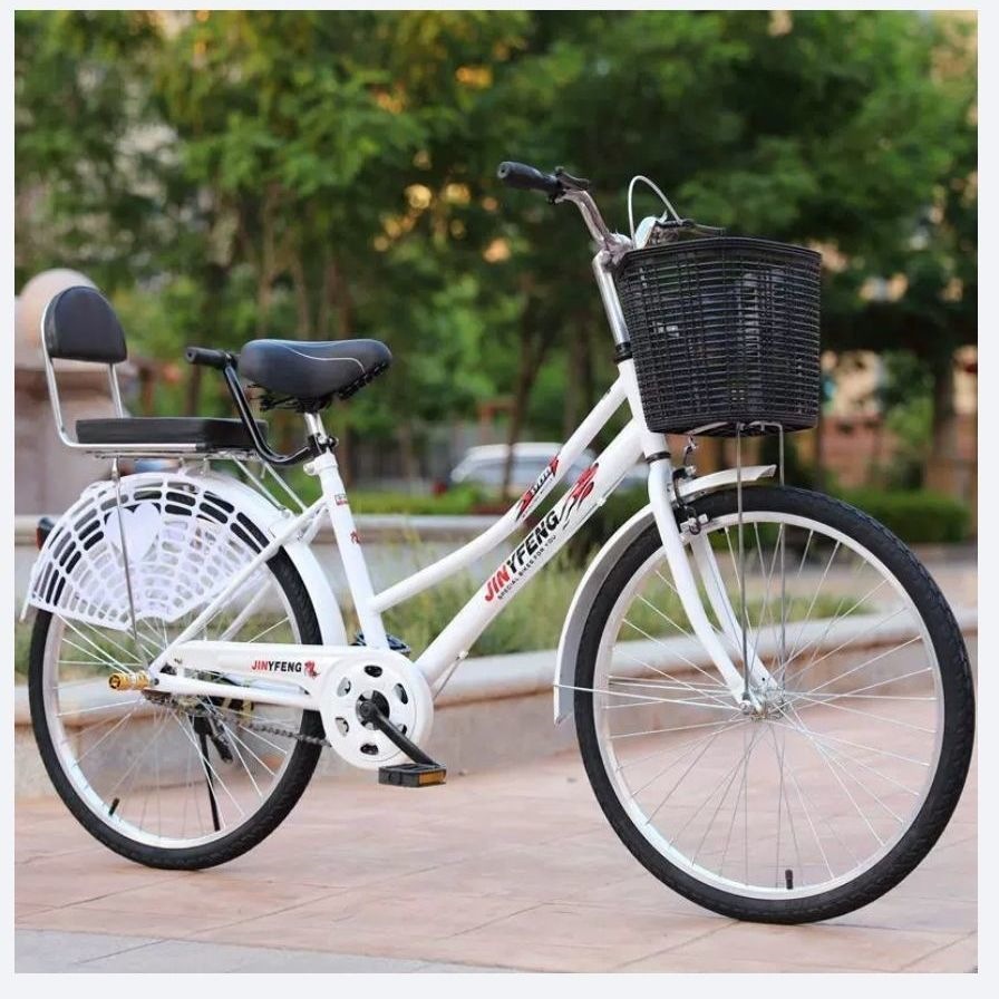 成人24寸26寸老式自行车男女士学生便复古通勤中老年休闲单车