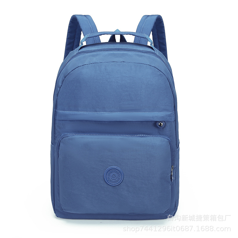 New Backpack Unisex Large-Capacity Backpack Simple All-Matching Student Bag Schoolbag