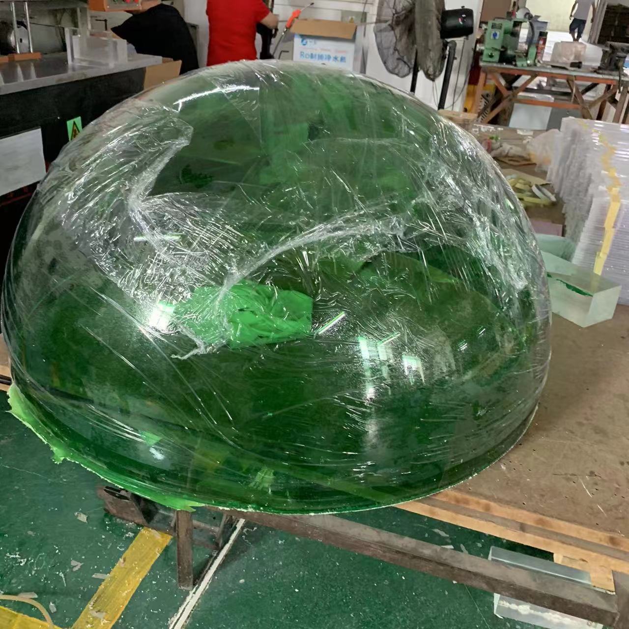 亚克力半球各种颜色防尘罩吹塑热成型有机玻璃半球源头工厂