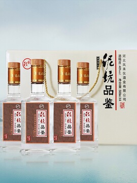 河北品鉴浓香型白酒五粮固态法酿造40度4x500ml国标优级酒-阿里巴巴