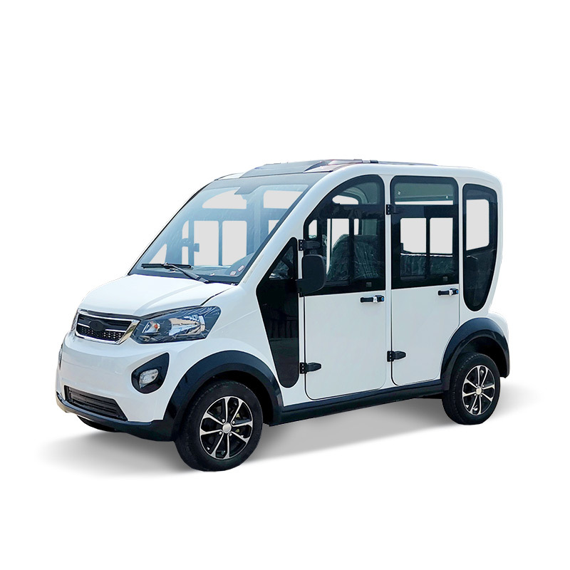 四轮电动货车斗车新能源拉货车铁壳皮卡送货景区楼盘送饭运输车