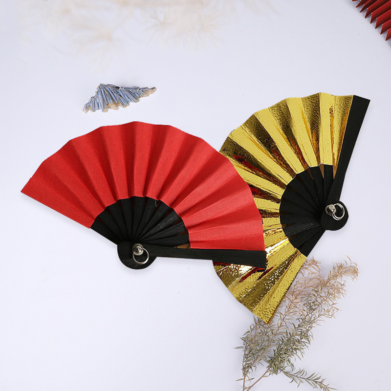 Handmade Children's Folding Fan Diy Mini 6cm Creation Small Fan Han Chinese Clothing Accessories Doll Fan Multi-Color Factory Wholesale