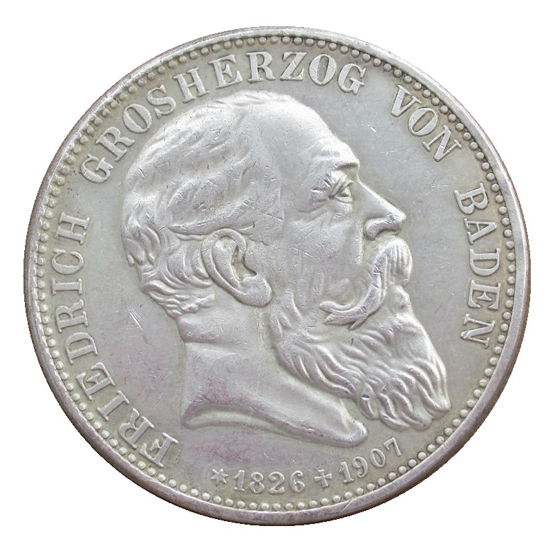 仿古工艺品德国friedrich 5马克1907黄铜镀银外贸热销纪念币-阿里巴巴