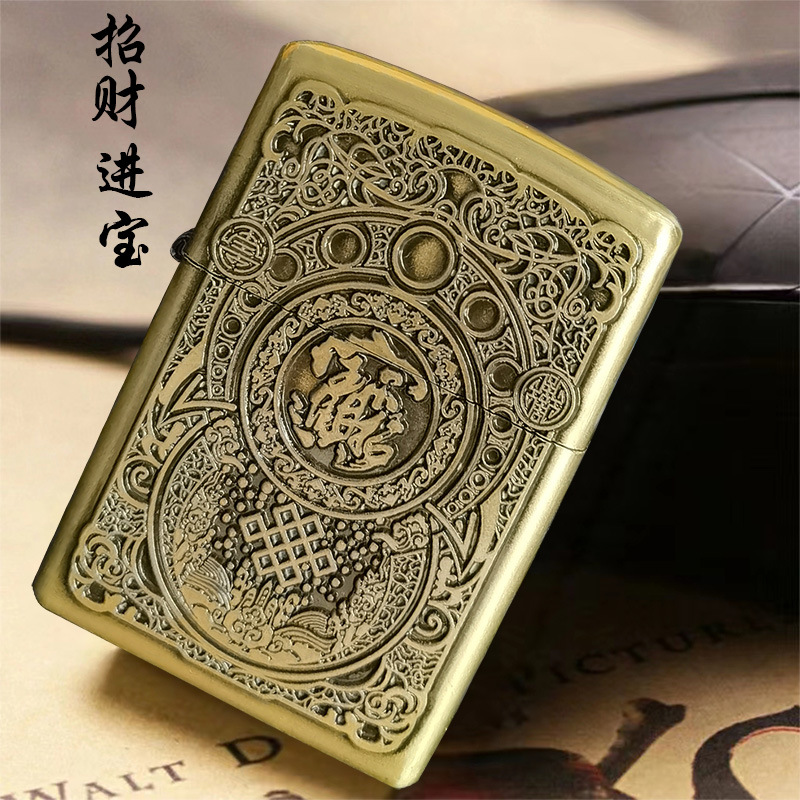 Creative Lol Metal Kerosene Lighter Relief Character League of Legends Lighter League Reward Gift Wholesale