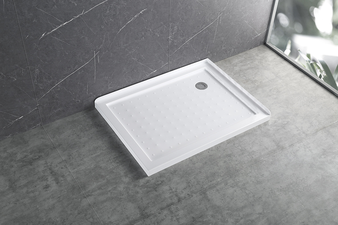 厂家简易淋浴房底盘底盆 长方形弧扇形亚克力浴室底座