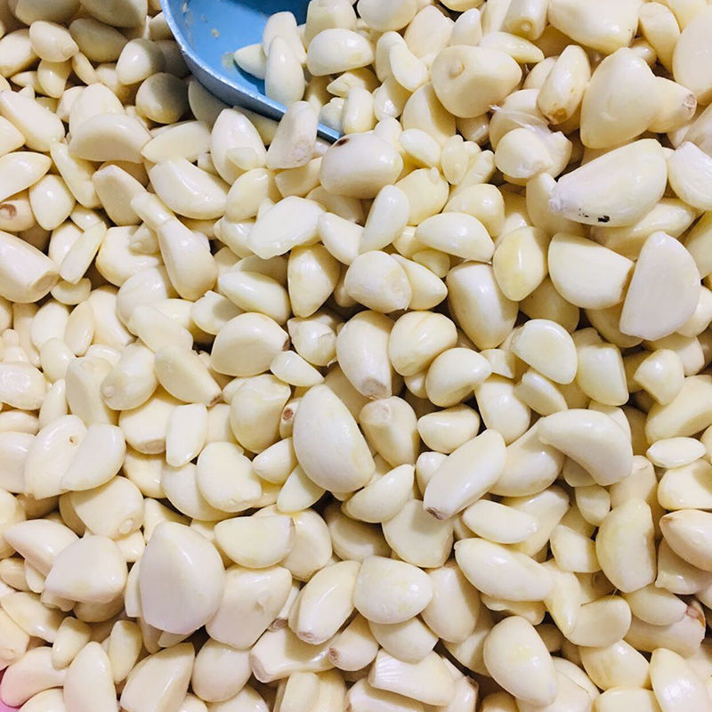 批发去皮大蒜蒜米头饭店餐饮商用蒜粒脱皮大蒜子蒜肉剥皮蒜瓣-阿里巴