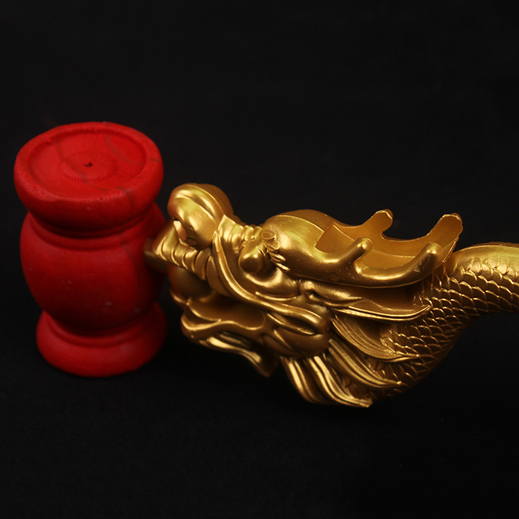 树脂手炉水陆法会佛具寺院法器熏香用品雕刻大号龙头手炉佛教用品