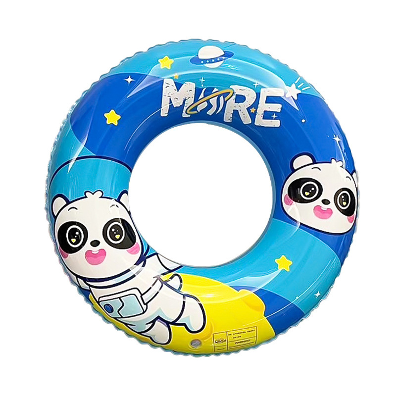 Hot Selling Children's Cartoon Pink Little Girl Swimming Ring Thickened Life Buoy Anti-Flip Boys and Girls Beginner