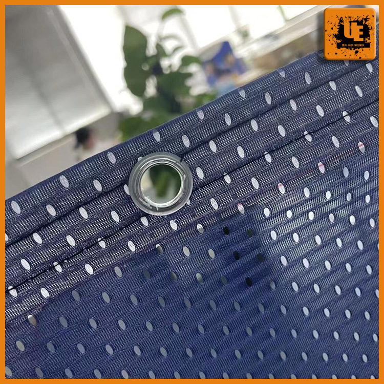 热升华网眼布 大孔网眼条幅布条幅制作  防风网眼布条幅 出口品质