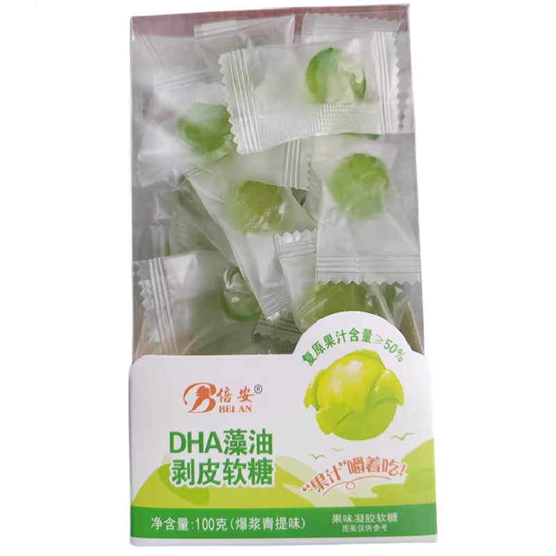 倍安dha藻油剥皮软糖 果味凝胶软糖 100克(支持1件代发)-阿里巴巴