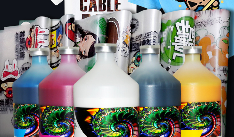 白墨烫画墨水白墨pet膜烫画打印机墨水dtf ink热转印柯式烫画墨水