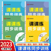 2023八年级下册人教版同步练习册初二语数英物理同步训练一课一练